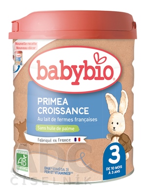 BabyBIO PRIMEA 3  Croissance