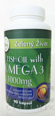 Zelený Život FISH OIL s OMEGA 3 1000 mg