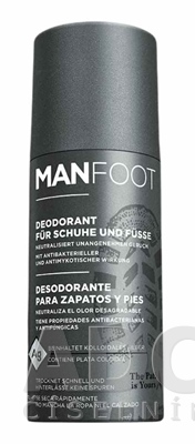 ManFoot DEZODORANT na obuv a chodidlá pre mužov