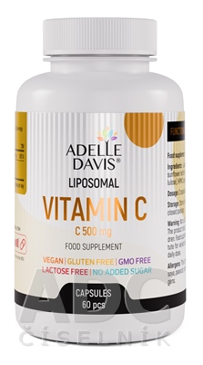Adelle Davis Liposomal VITAMÍN C 500 mg