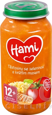 Hami príkrm Cestoviny so zeleninou a morkou