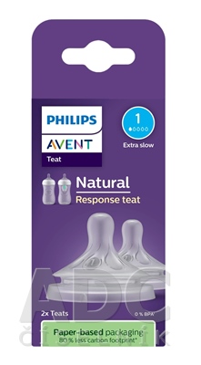 Philips AVENT CUMLÍK na fľašu Natural Response 1