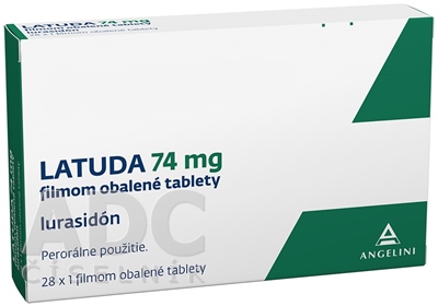 Latuda 74 mg filmom obalené tablety