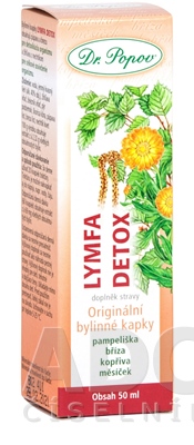 Dr. Popov Bylinné kvapky LYMFA DETOX