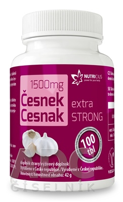 NUTRICIUS Cesnak extra STRONG
