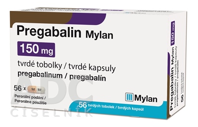 Pregabalin Viatris 150 mg tvrdé kapsuly (Mylan)