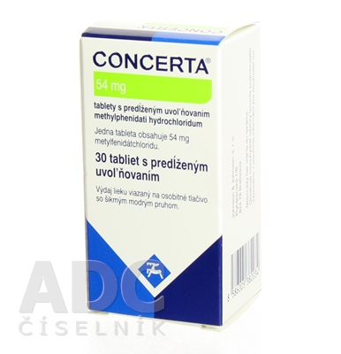 CONCERTA 54 mg tablety s predĺženým uvoľňovaním