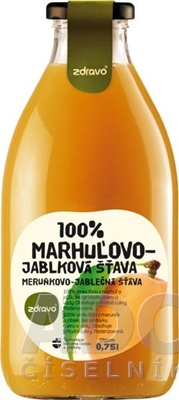 zdravo 100% MARHUĽOVO-JABLKOVÁ ŠŤAVA