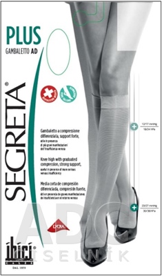 SEGRETA PLUS KNEE-HIGH lýtkové pančuchy č. 2