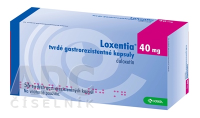 Loxentia 40 mg tvrdé gastrorezistentné kapsuly