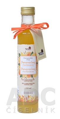 NaturProdukt Sirup Pomarančový s kardamómom