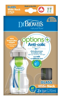Dr.BROWN´S DOJČENSKÁ FĽAŠA OPTIONS+ 270 ml DUOPACK