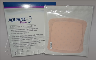 AQUACEL Krytie na rany Ag Foam Hydrofiber