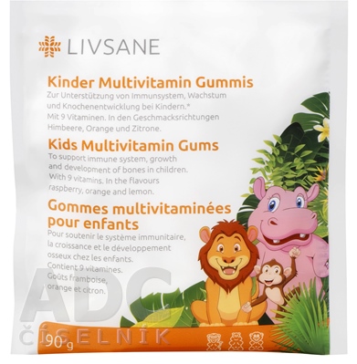 LIVSANE Gumové medvedíky multivitamínové