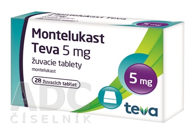 Montelukast Teva 5 mg žuvacie tablety