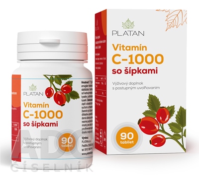PLATAN Vitamín C-1000 so šípkami