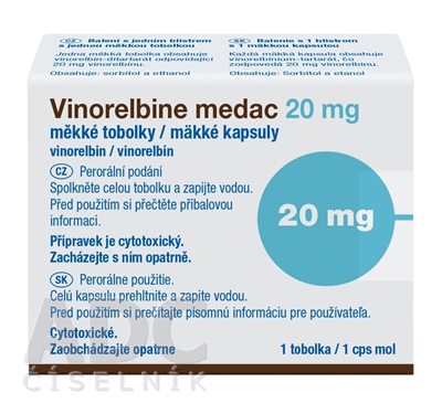 Vinorelbine medac 20 mg