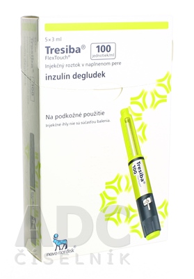 Tresiba 100 jednotiek/ml injekčný roztok