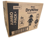 HUGGIES DryNites M pre dievčatá (4-7 rokov) JUMBO