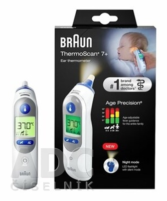 BRAUN ThermoScan 7+ IRT6525 Ušný teplomer