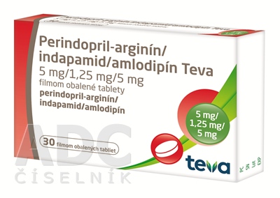 Perindopril-arginín/indapamid/amlodipín Teva