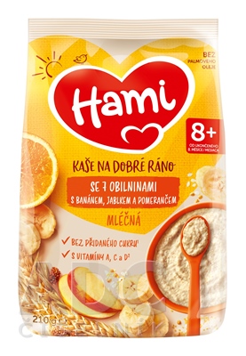Hami mliečna kaša so 7 obilninami na dobré ráno
