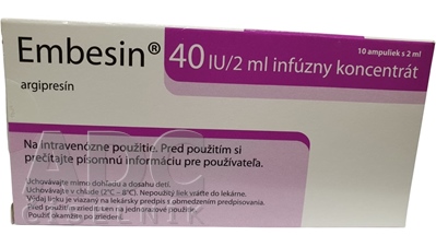 Embesin 40 IU/2 ml infúzny koncentrát