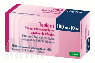 Tenloris 100 mg/10 mg filmom obalené tablety
