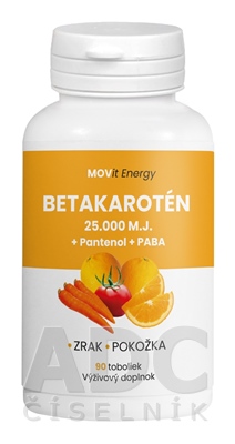 MOVit Betakarotén 25.000 IU+Panthenol+PABA PREMIUM