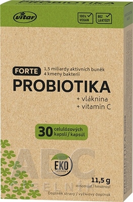 VITAR PROBIOTIKÁ FORTE + vláknina + vitamín C