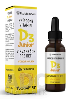 EkoMedica SK Prírodný Vitamín D3 Junior