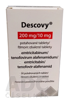 Descovy 200 mg/10 mg filmom obalené tablety