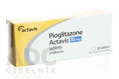 Pioglitazone Actavis 30 mg tablety