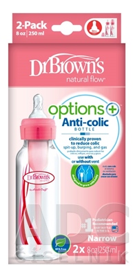 Dr.BROWN´S DOJČENSKÁ FĽAŠA OPTIONS+ 250 ml DUOPACK
