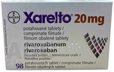 Xarelto 20 mg filmom obalené tablety