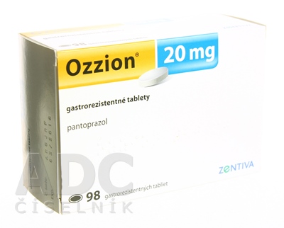 Ozzion 20 mg gastrorezistentné tablety