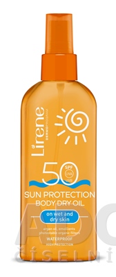 Lirene SUN PROTECTION SPF 50+ Body dry OIL Sprej