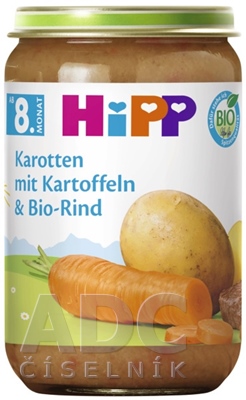 HiPP Príkrm BIO Zemiaky, zelenina a hovädzie mäso