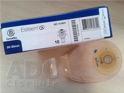 ESTEEM+ stomické vrecko s tvar.tech. InvisiClose
