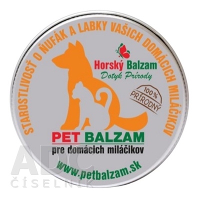 Horský - PET - BALZAM pre domácich miláčikov