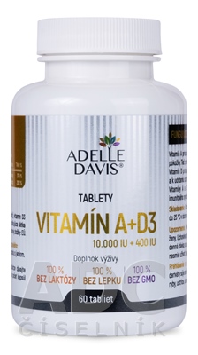 Adelle Davis VITAMÍN A+D3