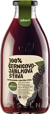 zdravo 100% ČERNICOVO-JABLKOVÁ ŠŤAVA
