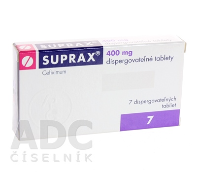 SUPRAX 400 mg dispergovateľné tablety