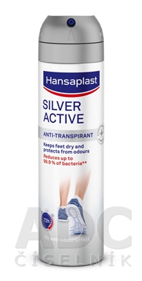 Hansaplast SILVER ACTIVE Sprej na nohy
