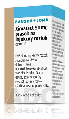 Ximaract 50 mg prášok na injekčný roztok
