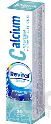 Revital Calcium+MAGNÉZIUM+VITAMÍNY C, B6, D3, K1