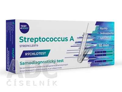 MAXIMEDICAL Rýchlotest Streptococcus A