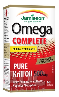 JAMIESON OMEGA COMPLETE PURE KRILL OIL