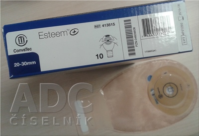 ESTEEM+ stomické vrecko s tvar.tech. InvisiClose