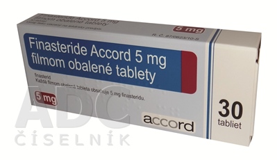 Finasteride Accord 5 mg filmom obalené tablety